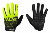 rukavice FORCE MTB SWIPE letní,černo-fluo S