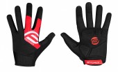 rukavice FORCE MTB POWER, černo-červené S